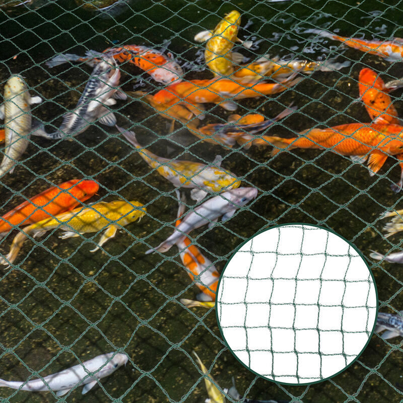 Hengda - Filet de Protection Filet d'étang pour étang à Mailles Fines de Contre Les Oiseaux Contre Les Oiseaux Robuste Anti-UV 4x5M