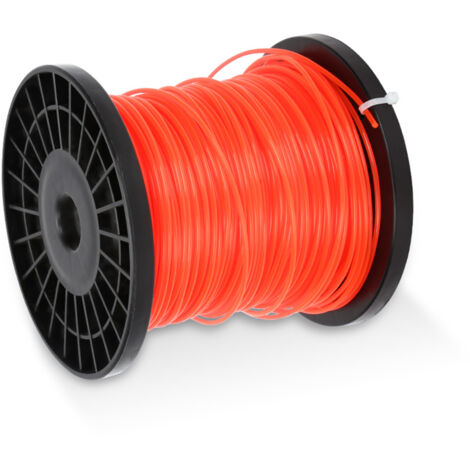 Hengda Filo da taglio in nylon 100 m 2,4 mm filo tondo arancione pentacolo