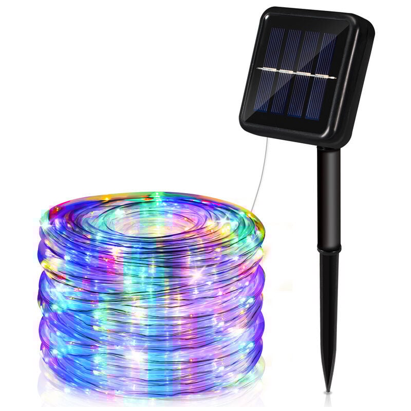 Guirlande Lumineuse Solaire.Exterieur Étanche Lampe Solaire pour Jardin.Terrasse. Arbre de Noël.Fête Party Décoration.Multicolore.32M 300 led - Hengda