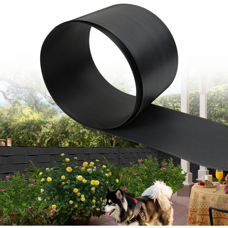 Hart pvc Bande d'intimité Anthracite Jeu de double barres 40x panneaux de clôture - Hengda