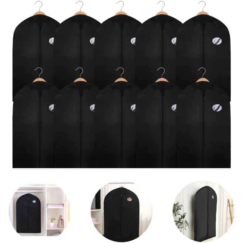 Hengda - einfeben Housses de Vêtements, Housses de Protection, housse à vêtements,pour Chemise Costumes/Manteaux, Anti Poussière Etanche Mite