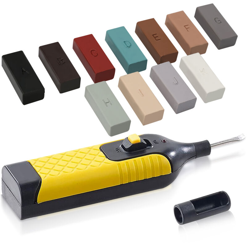 Hengda - Kit de réparation multi-sols - 11 bâtons de cire