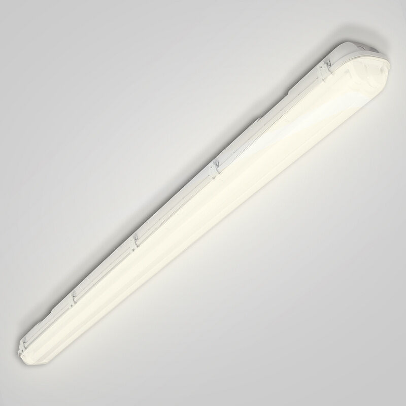 Image of Lampada a led per locali umidi Tube Cellar lampada per lavabo 120cm bianco neutro 2X - Bianco
