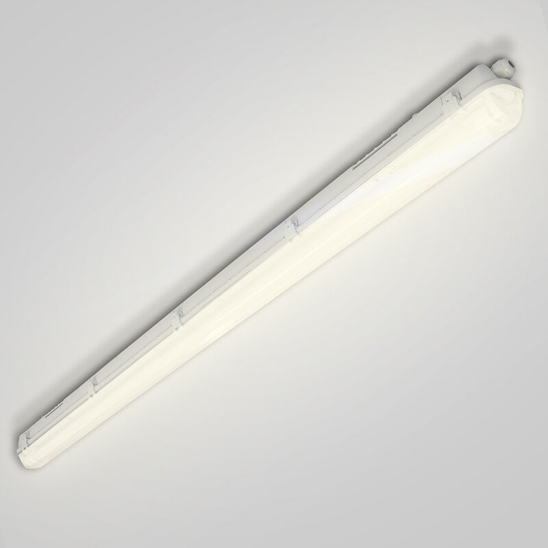 Image of Lampada a led per ambienti umidi Magazzino Cantina lampada a bacino per esterni 120cm Lampada tubolare Bianco neutro 1X - Hengda
