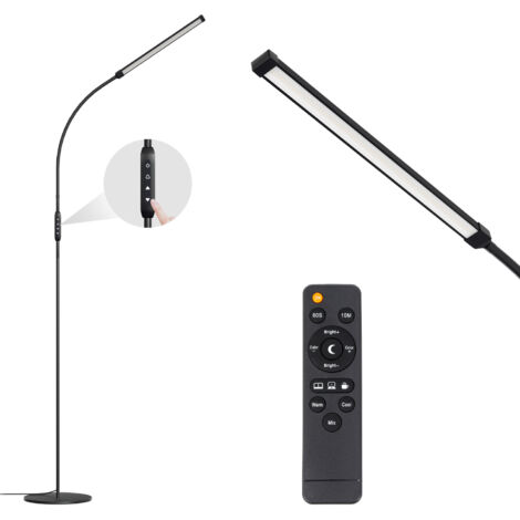 Lampara pie lectura led regulable