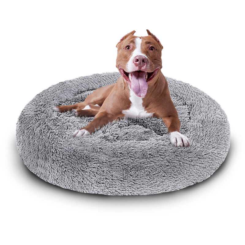 Letto per cani Letti per cani lavabili Cuscino morbido per dormire Letto per gatti Grigio chiaro 80cm - Hengda