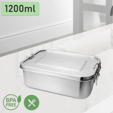 1200 + 1400 ml lunch box in acciaio inox lunch box in acciaio inox lunch box  scuola materna senza BPA