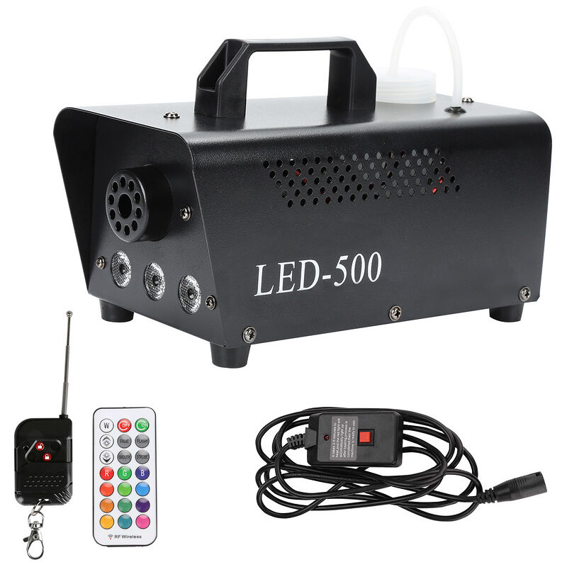Machine à fumée Machine à fumée au sol 500W 13 couleurs rgb Effet de brouillard led Show - Hengda
