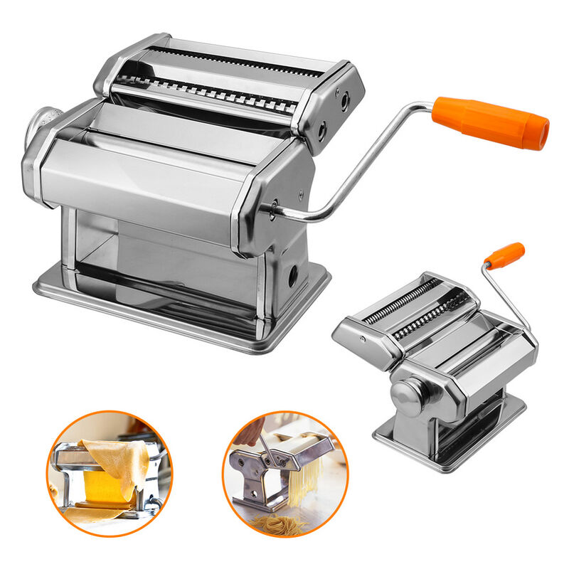 Hengda - Machine à pâtes. Laminoir pour pâtes fraîches. Coupeur 2 en 1. 7 Réglages d'épaisseur