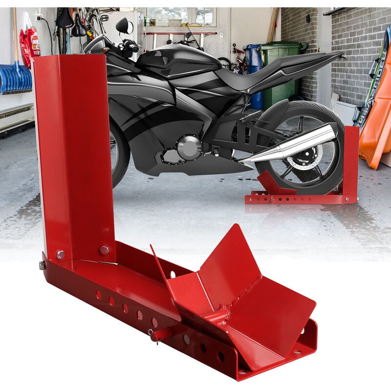Image of Officina Stand ruota anteriore per moto uso universale staffa di montaggio moto ascensore - Hengda