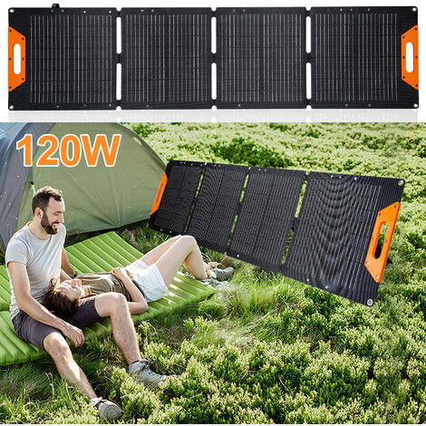 Panel Solar Portatil 120W Plegable-VTAC