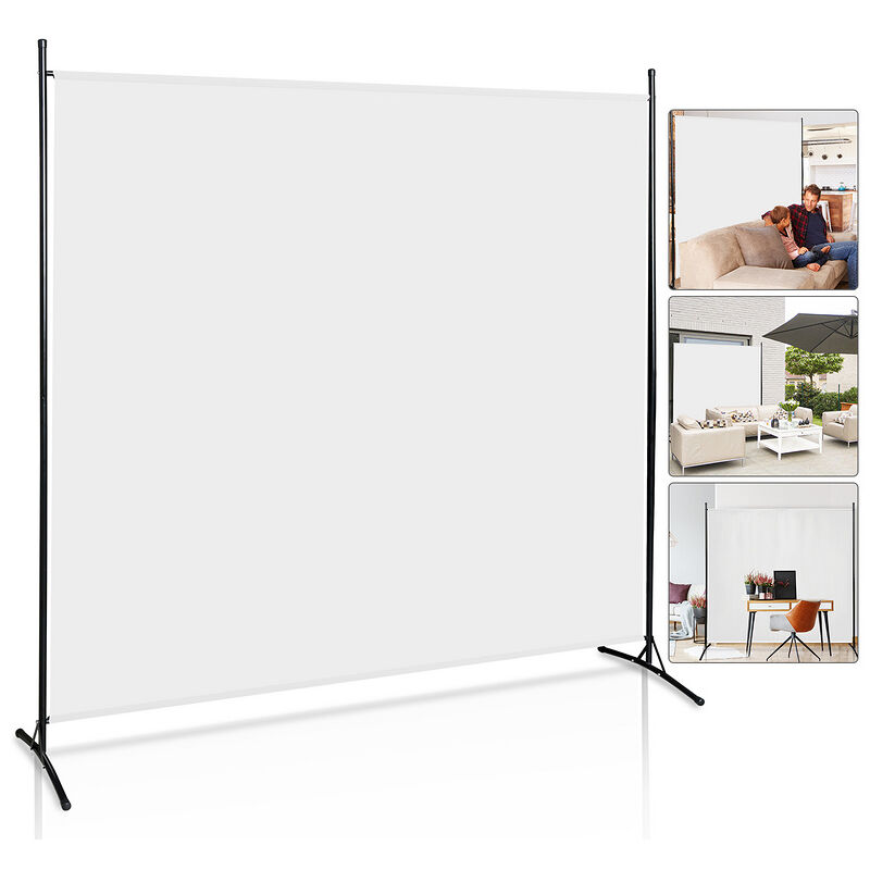 Paravent Paravents Balcon Séparation de pièce plusieurs choix Outdoor Cloison mur écran 1 pièce Beige - Hengda