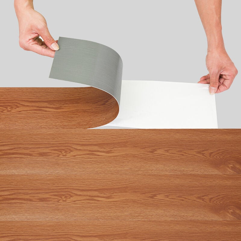 Image of Hengda - Pavimento in PVC/moquette per interni/pavimento vinilico antiscivolo (Classic Warm Oak. circa 4m²)