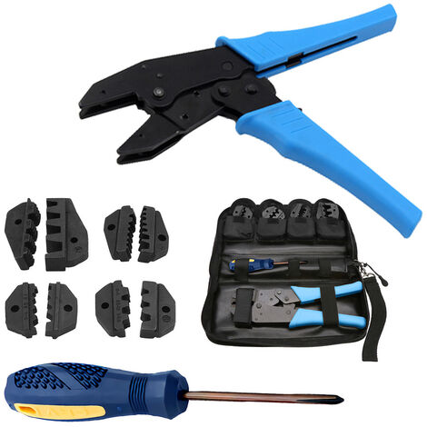 Hengda Pince à sertir Pince à cosse de câble automobile 0.5-35MM² Pince à sertir avec poche Tournevis