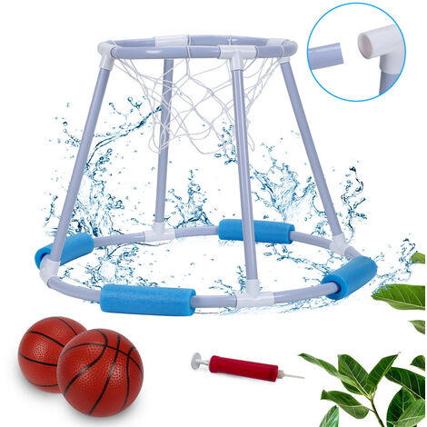 Hengda Piscine Exterieur Panier Basket,Jouet Gonflable Piscine Aire De Jeux Gonflable Balles Piscine A Balles,Jeu Piscine - bleu