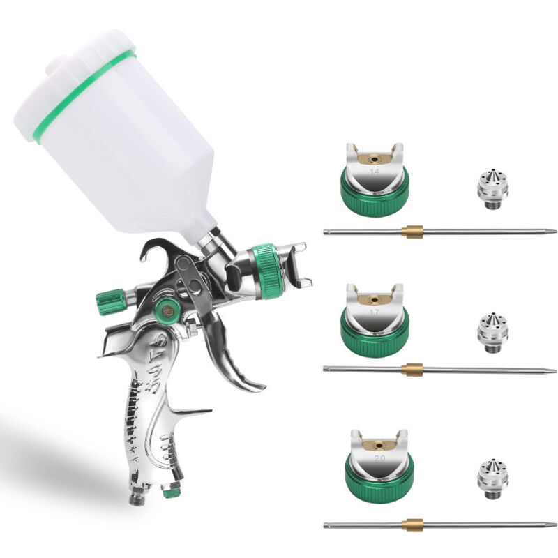 Hengda - Pistolet à Peinture hvlp 0.8 mm 600ml Système de pulvérisation de peinture Pistolet de pulvérisation Pistolet à air comprimé