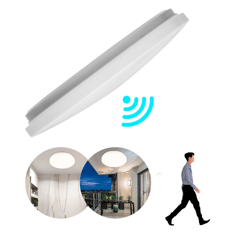 Plafonnier à led Plafonnier de salon Salle de bain Salon Applique murale 18W Blanc neutre - Hengda