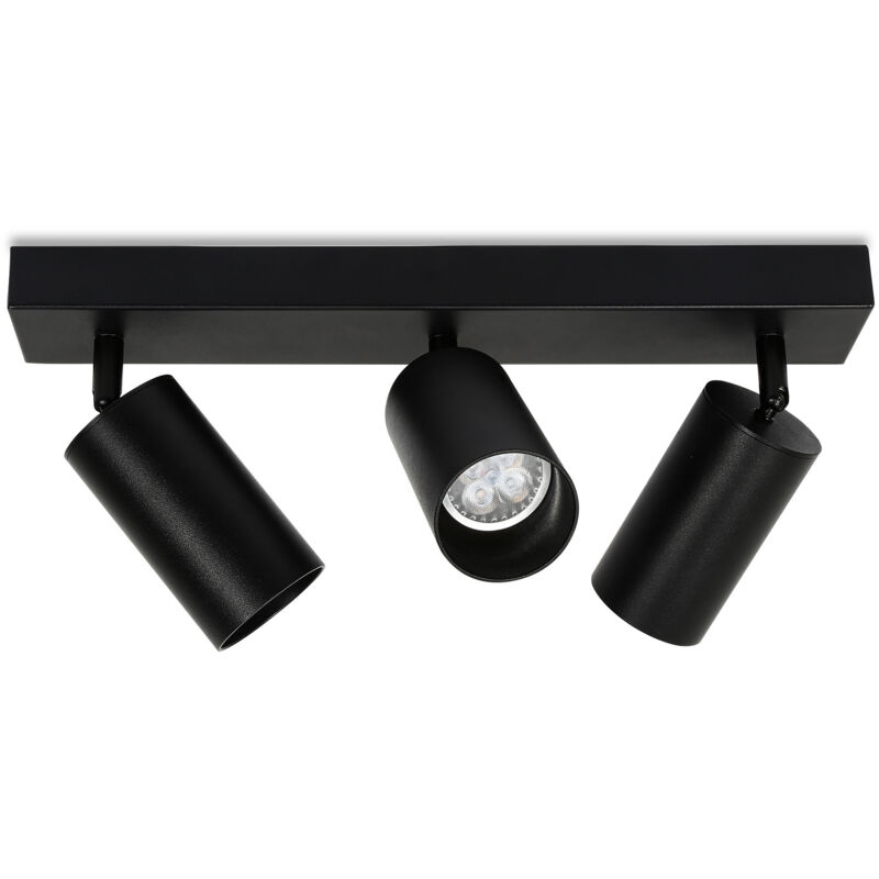 Plafonnier plafonniers cuisine GU10 applique lampe plafonnier led spot 3-flammes rétro - Hengda