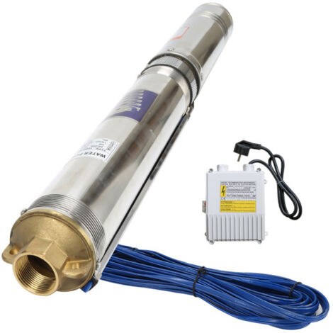 Hengda Pompa per pozzi profondi 0-1.1kW Pompa per pozzi Pompa sommersa Argento resistente alla sabbia