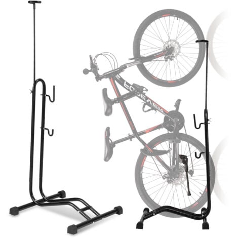 Hengda Portabici Portabici Sistema portabici per biciclette a pavimentoPortabici Sistema portabici per biciclette a pavimento - Nero
