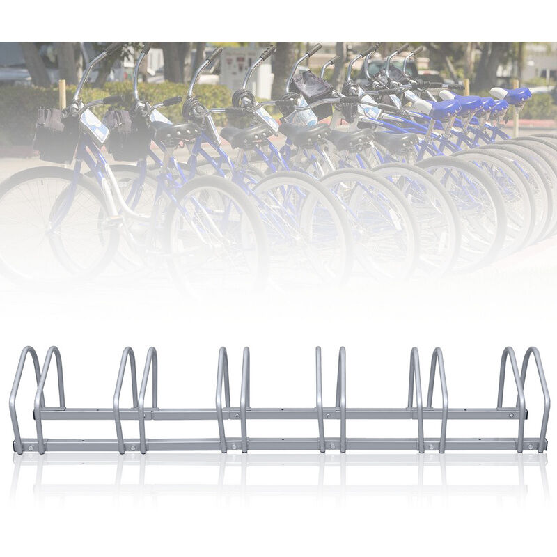 Image of Hengda Supporto per biciclette di installazione supporto per biciclette per bici bici da bici da bici 6 ruote