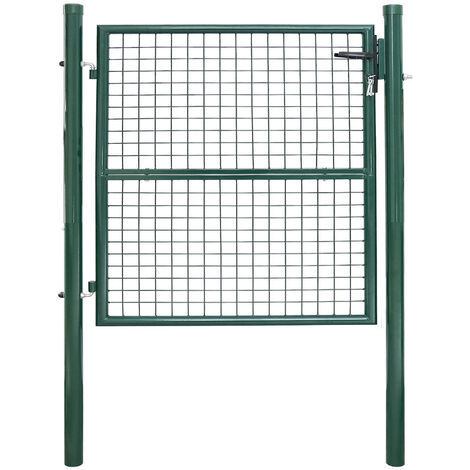 Hengda Portillon de jardin　avec serrure maille métallique