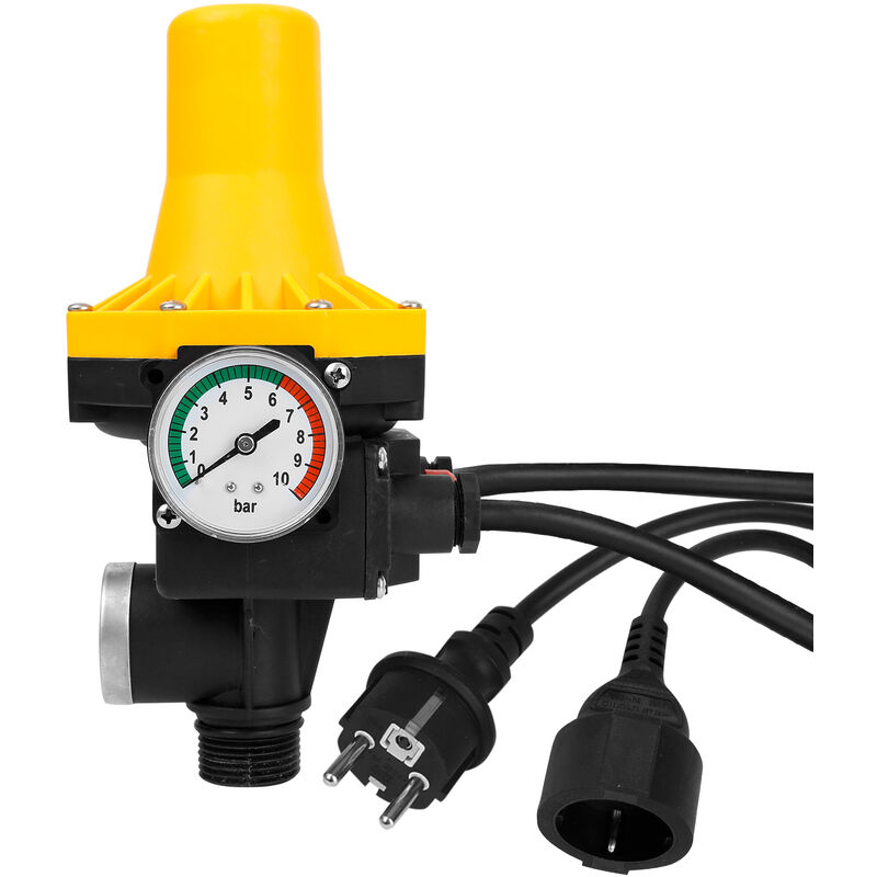 Swanew Pressostat avec cordage DPS-2 230V 1-phase pour pompe domestique pompe puits Avec câble