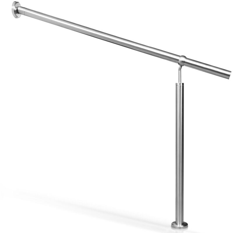 Hengda - einfeben Rampe d'escalier Main Courante pour Escalier Extérieu intérieur extérieur entrée Maison Fixation Mur Angle réglable Matériel