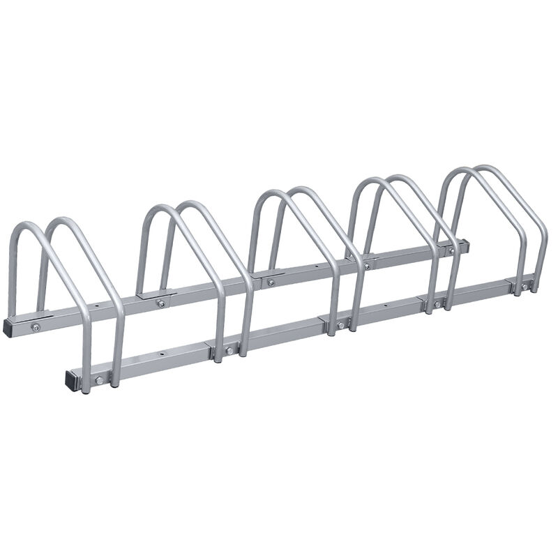 Râtelier velo 2/3/4/5/6 vélos Vélos Range Vélo version galvanisée montage mural possible rangement pour velo(5 vélos) - Hengda
