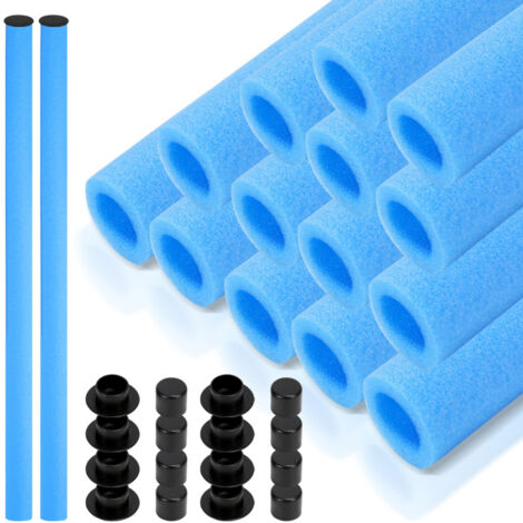 Hengda Set di 16 schiume universali per trampolino per pali di rete Ø28mm. copertura in schiuma per trampolino Post-92CM