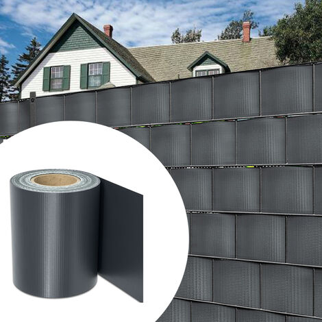 Hengda Sichtschutzstreifen Stabmattenzaun Streifen PVC verschiedene Modelle für den Gartenzaun oder Balkon