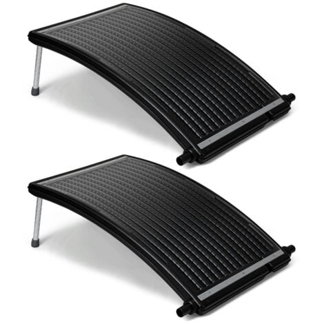 Hengda Solar Poolheizung – Gebogene Solar-Heizung für Pools, 15 L, Ø38 mm, Poolzubehör,2X Set