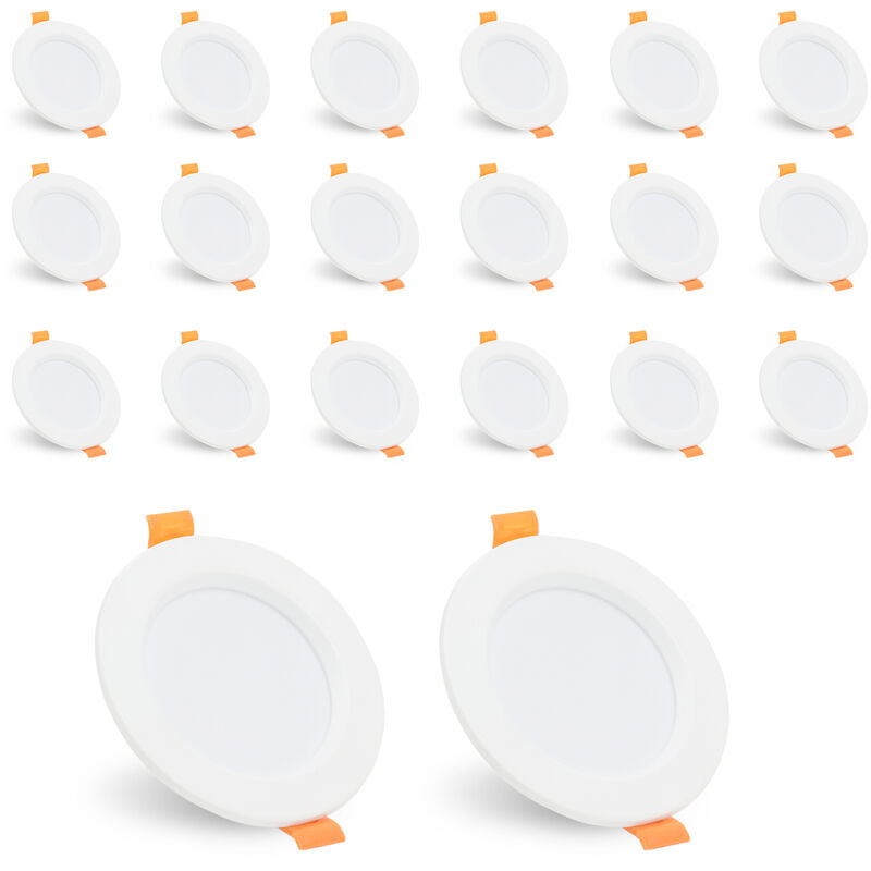 Spot encastrable led 5W blanc chaud 400LM 3200K set spot encastrable plafonnier 220V - Hengda