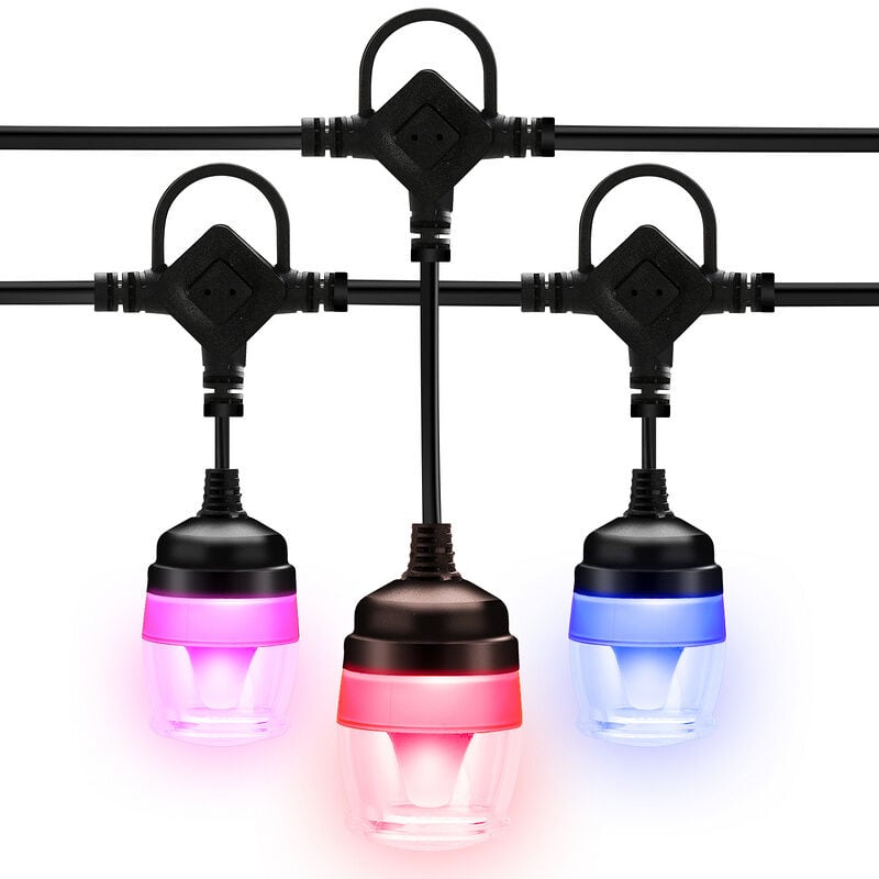 Image of Stringa di luce lampadine per feste in giardino led per feste di illuminazione per esterni - Hengda