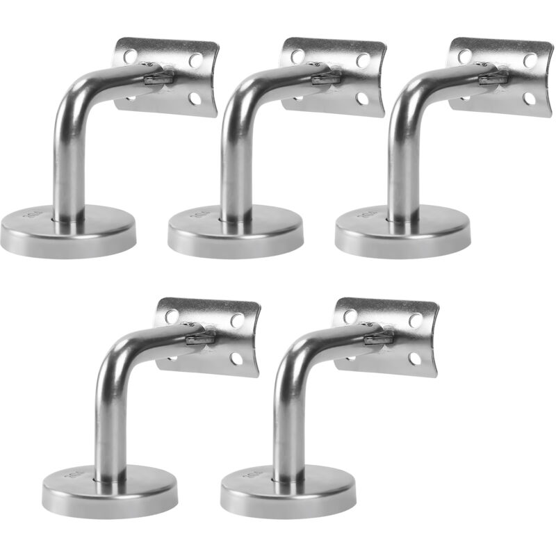 Support Main Courante Support mural de fixation pour main courante en inox 304 (5 Pièces) - Hengda