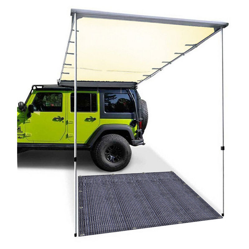 Hengda - einfeben Tapis de tente Auvent tapis étanche camping tapis tente sol extérieur tente bâche pique-nique couverture caravane 250x250CM