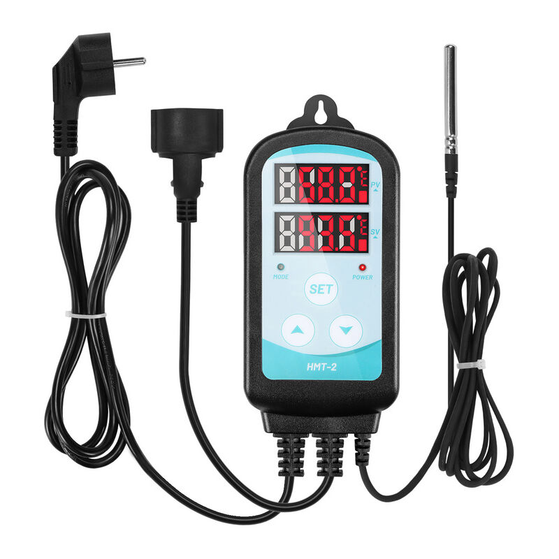 Thermostat régulateur de température Thermostat intérieur pour abri de plantes numérique 230V 3000W - Hengda