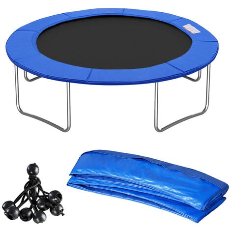 Hengda Trampoline bord couvre trampoline ressort housse de protection latérale ø305cm Bleu - Bleu