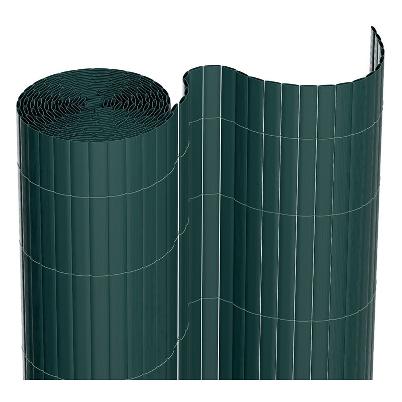 Hengda - Tubiaz Canisse pvc Brise Vue, Paravent de Jardin, Piscines, Balcon Terrasse, Palissade en pvc Résistant aux uv, Intempéries, Vert 160 x 300