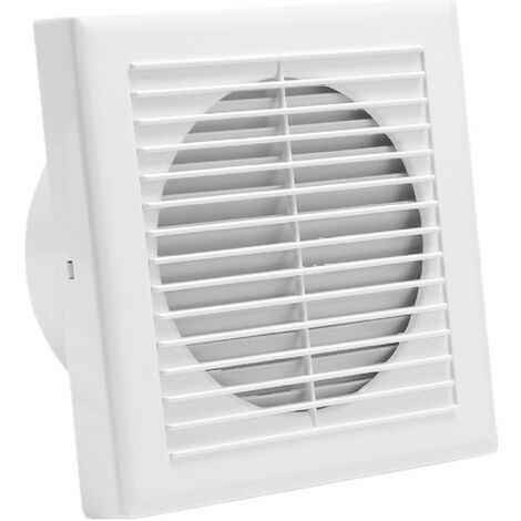 Hengda Ventilatore da bagno Ventilatore da parete con deflettore di riflusso 100 mm Cappa aspirante WC Cucina