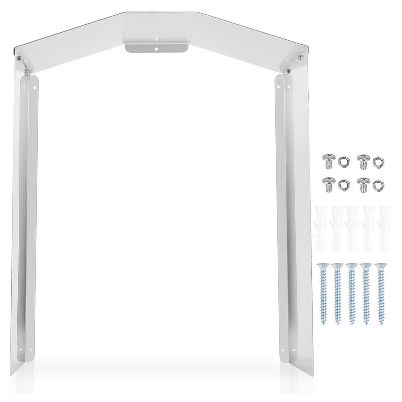 Hengda - Wallbox Protection contre la pluie en acier inoxydable pour Wallbox - 45 x 40 x 20cm cm Couverture pour station de recharge