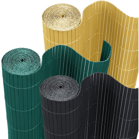 HENGMEI Brise-vue en plastique PVC pour clôture de balcon, jardin et terrasse