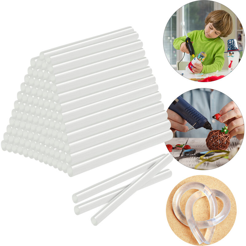 Hengmei - Pour un pistolet à colle Bâtons de colle fondre 11 x 200 mm Adhésif Hot Melt pour Pistolet à Colle Chaude 2kg