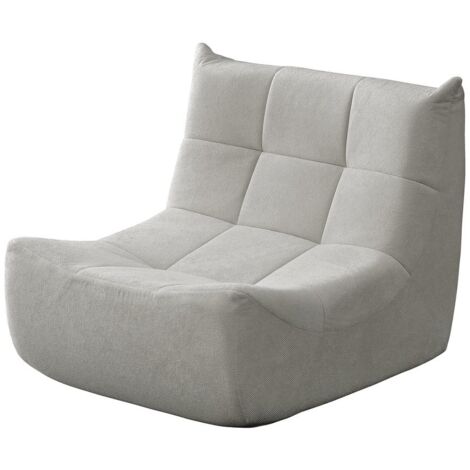 henille Togo Sofa,Boden-Loungesessel, Armloser Akzentstuhl,Sitzsack Sofa, Togo Stil Kamin Lounge Stuhl mit Memory Schaum,Bequemer Bodensofa für Wohnzimmer, Schlafzimmer, Gaming und Büro