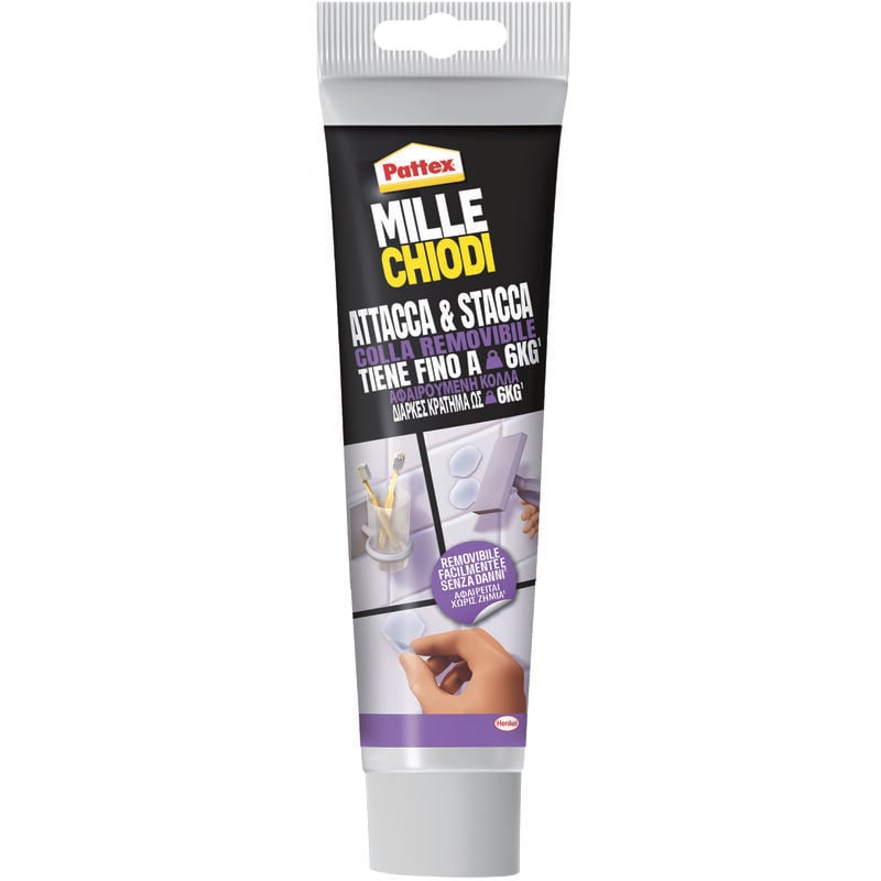 Henkel colla pattex mille chiodi attacca & stacca gr. 44 (12 pezzi) - Henkel