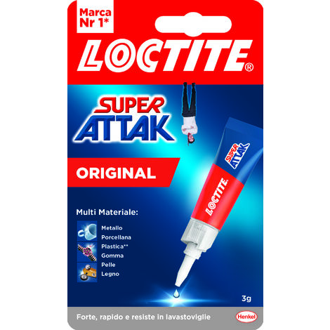Henkel colla super attak  gr. 3 (24 pezzi) - Henkel