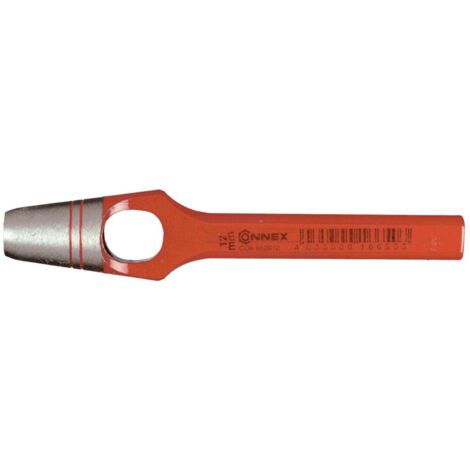 Henkel-Locheisen 20 mm Chrom-Vanadium rot lackiert Lochstanzen, Locheisen
