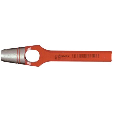 Henkel-Locheisen 6 mm Chrom-Vanadium rot lackiert Lochstanzen, Locheisen