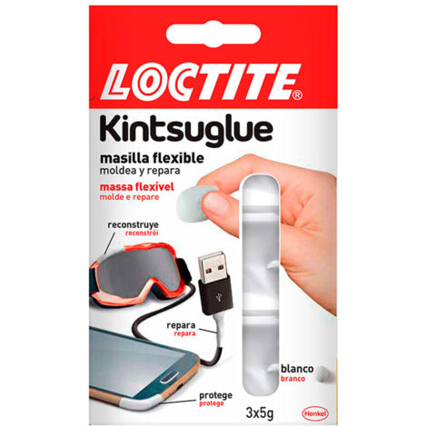 Henkel loctite masilla kintsuglue 3x5 g blanca