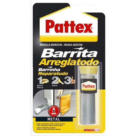 HENKEL nural- barrita arreglatodo 48 gramos metales , Nural- Barrita Arreglatodo 48 Gramos Metales- Barra de 48 gramos.- Fácil de aplicar: se aplica sólo con las manos. Rápido: aplicación en 3 minutos